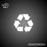 Recycle Logo Sticker
